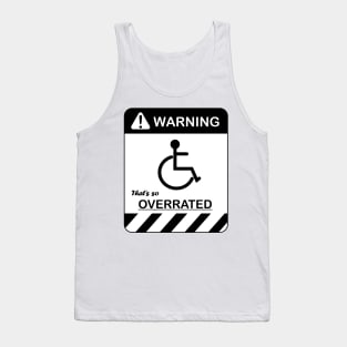 chistes en silla de ruedas Tank Top